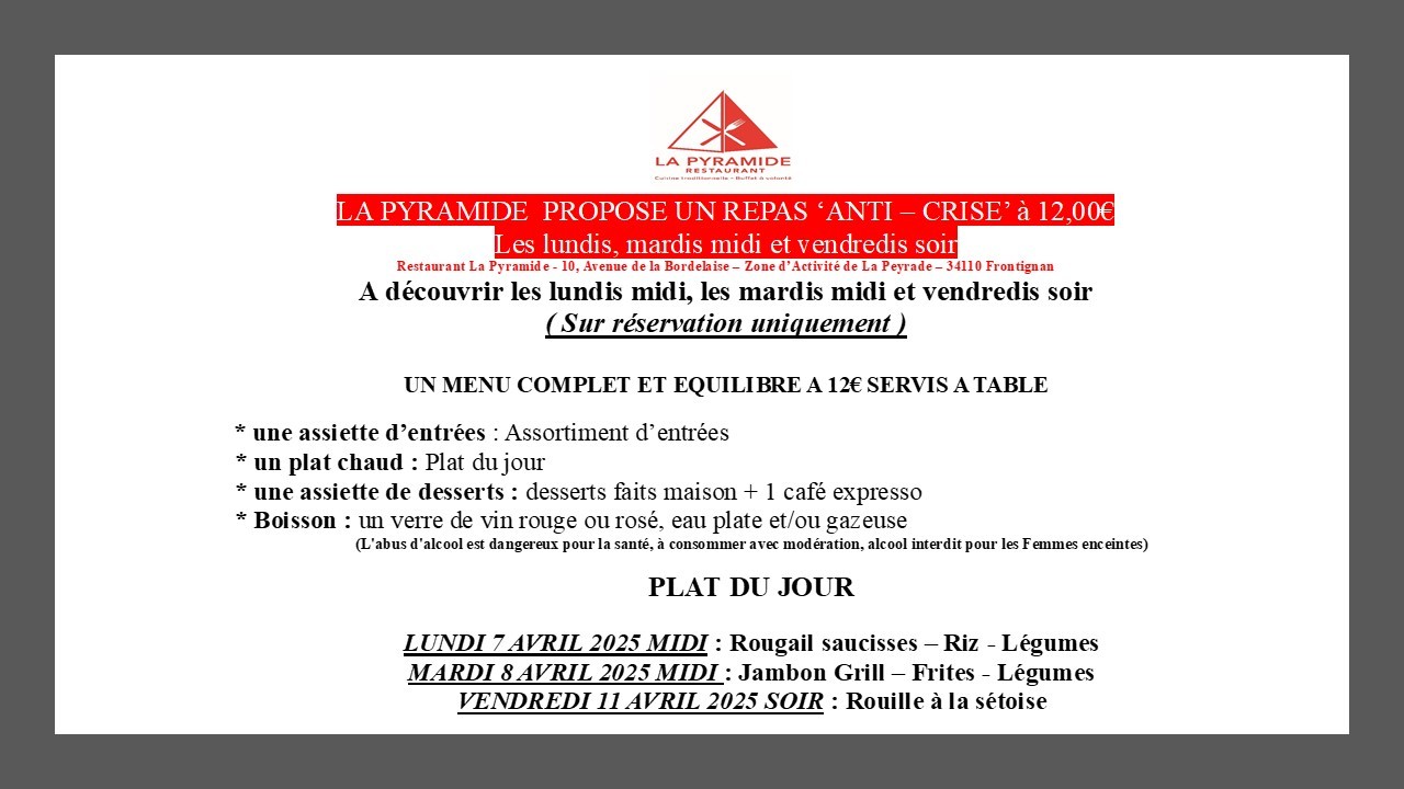 REPORTAGE FRANCE 3 REGION MENU ANTI CRISE